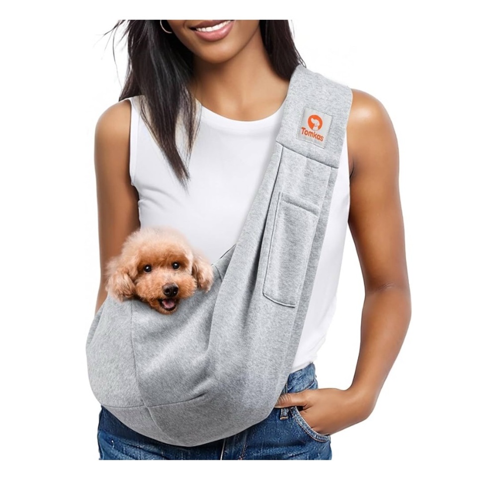 Gray Dog Sling Carrier